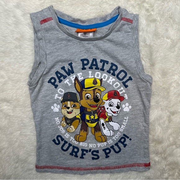 Paw Patrol Tank Top Grey Size 6 - Picture 1 of 16
